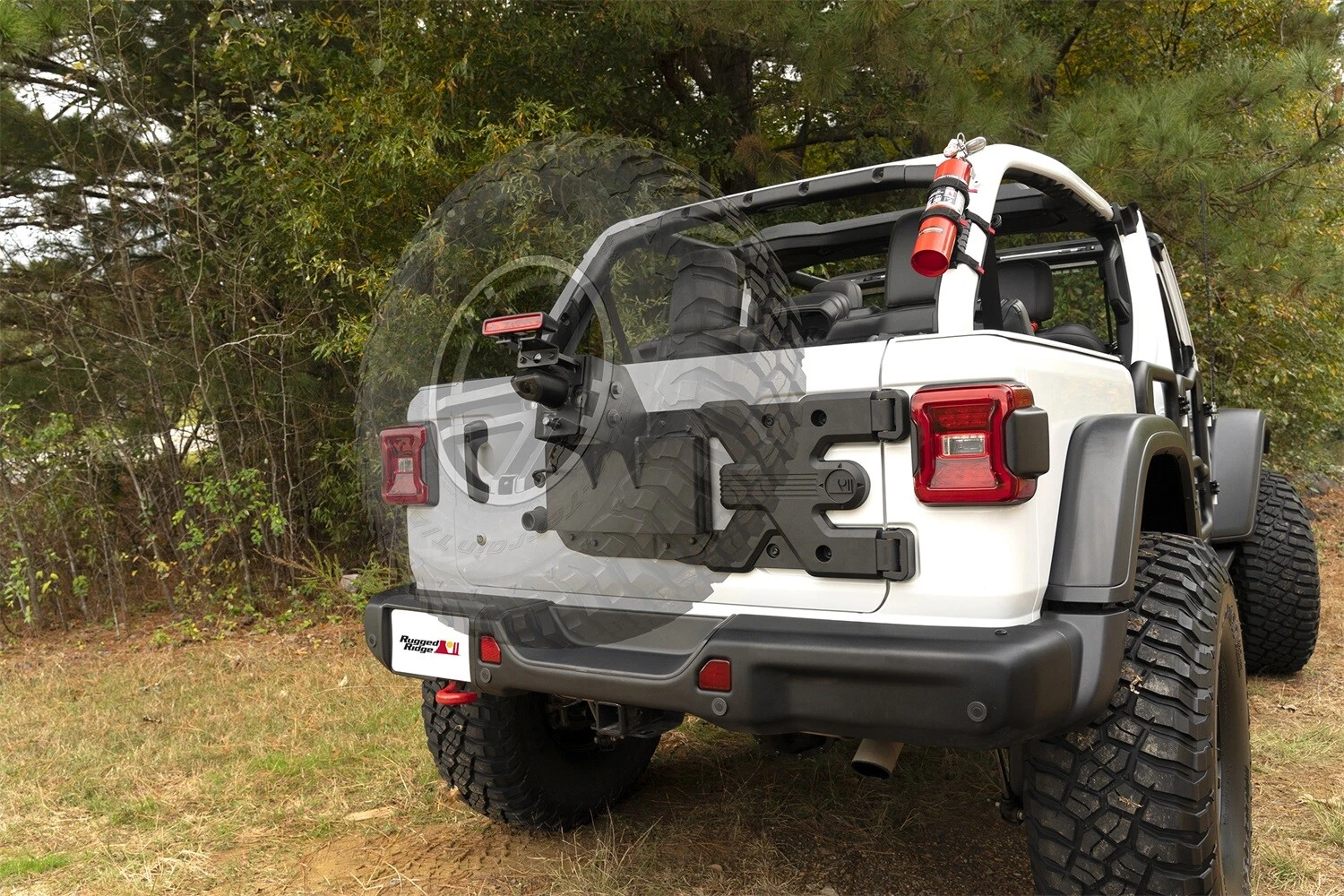 Кронштейн калитки Jeep Wrangler JL 2018-2026