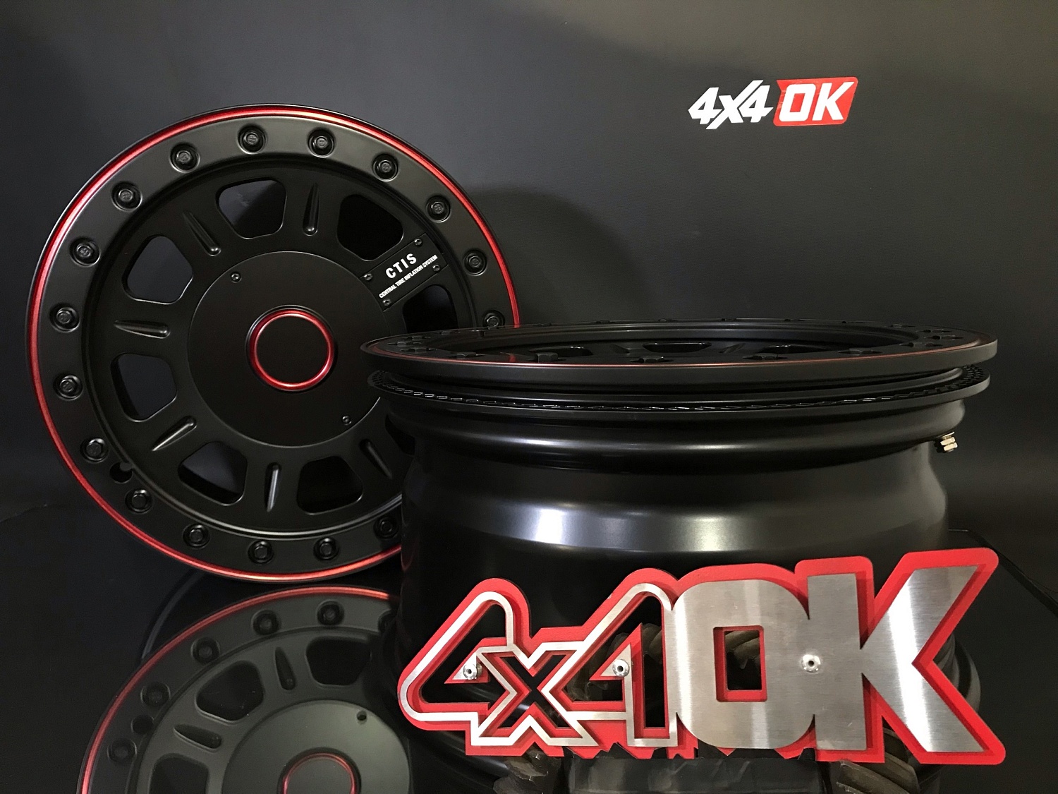 Кованые диски Offroad с beadlock и подкачкой шин